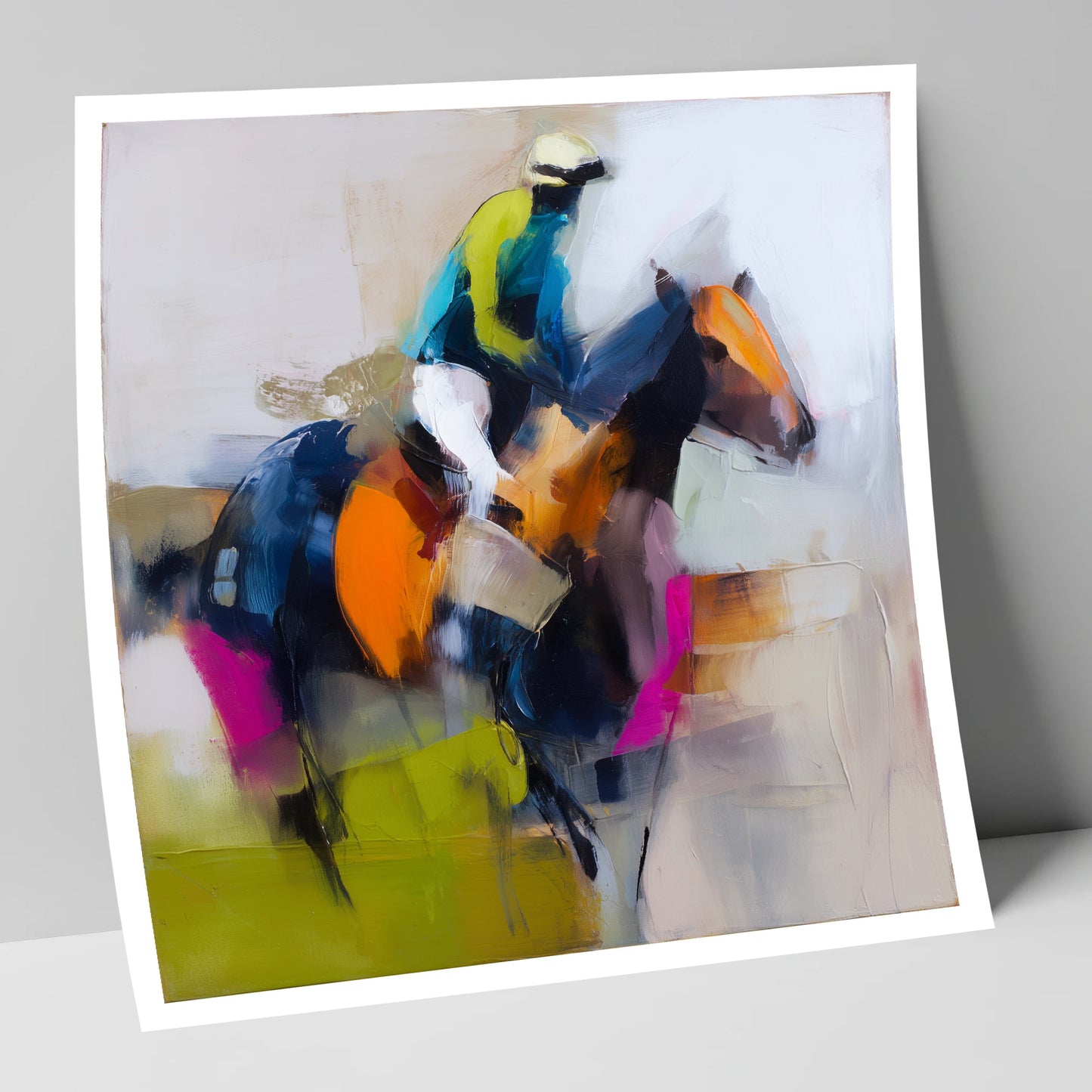 The Vivid Furlong racing horse art print