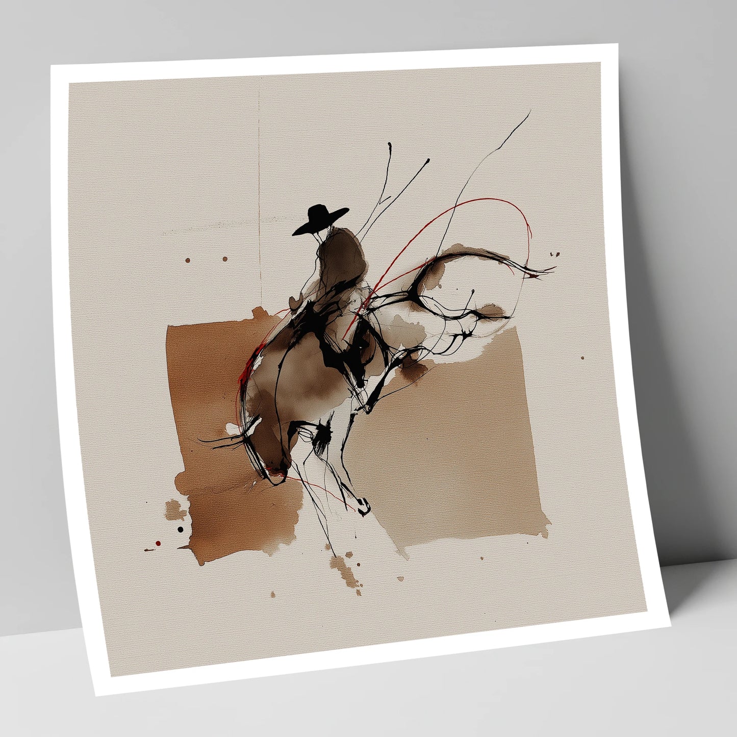 Untamed Western Energy western horse art print