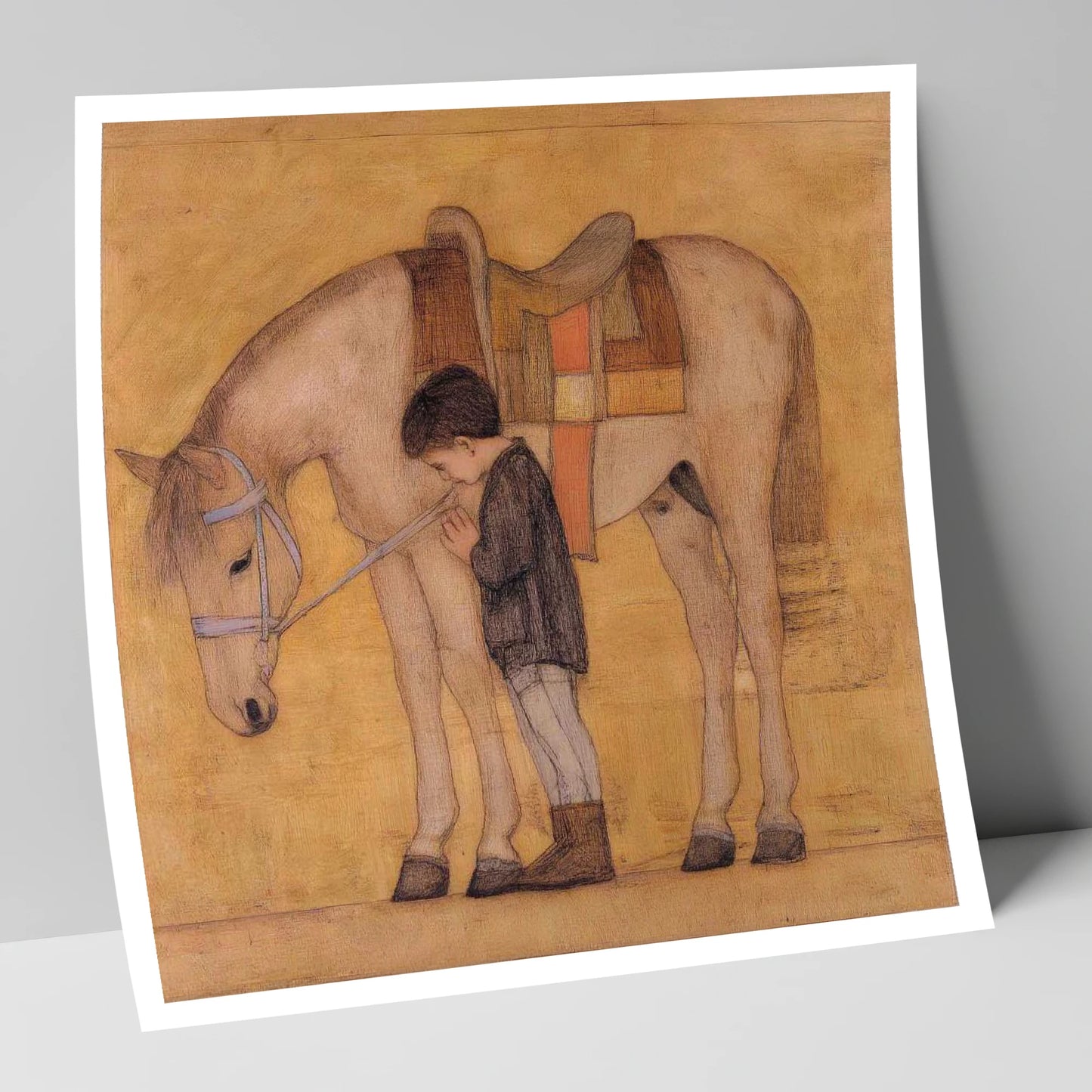 The Quiet Bond horse & rider art print