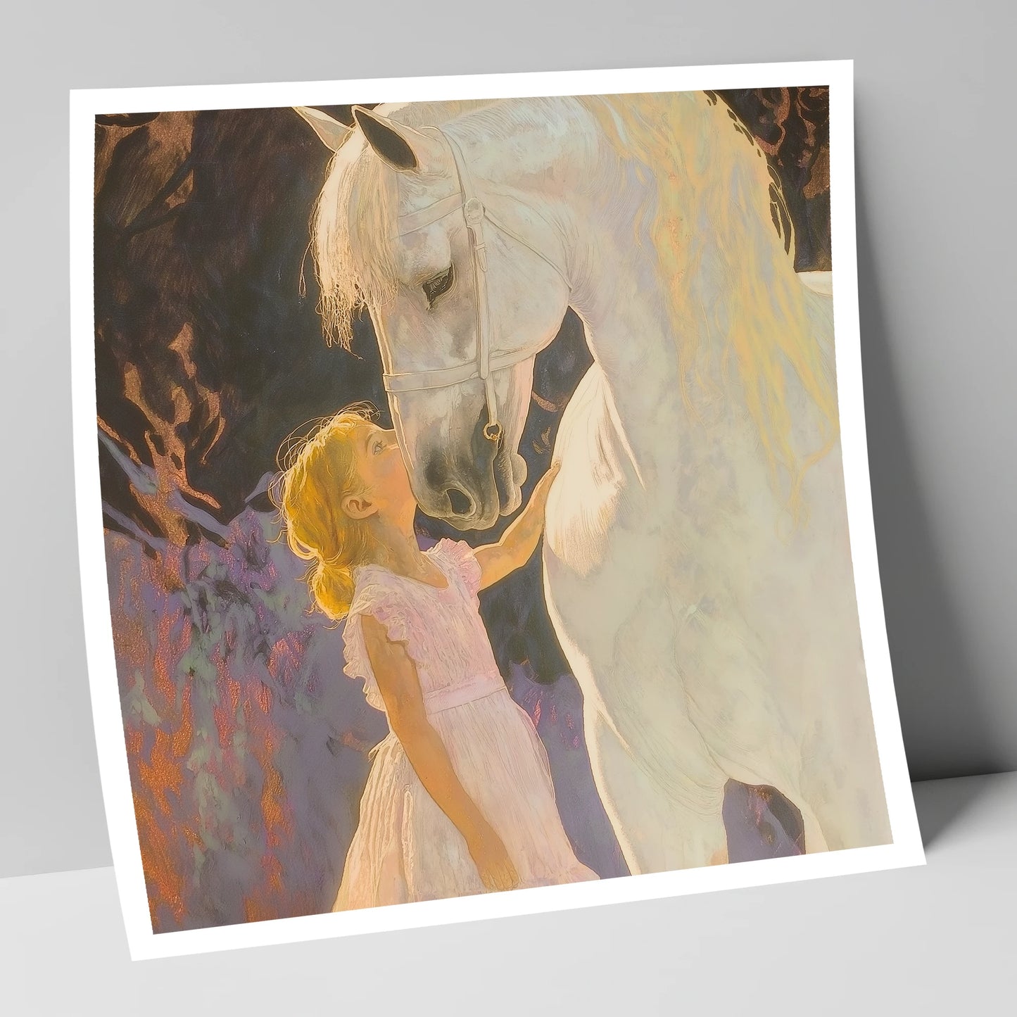 A Gentle Connection horse & rider art print