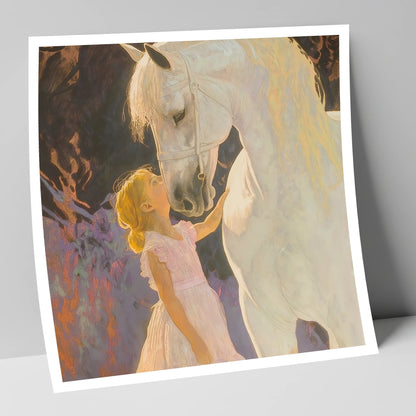 A Gentle Connection horse & rider art print