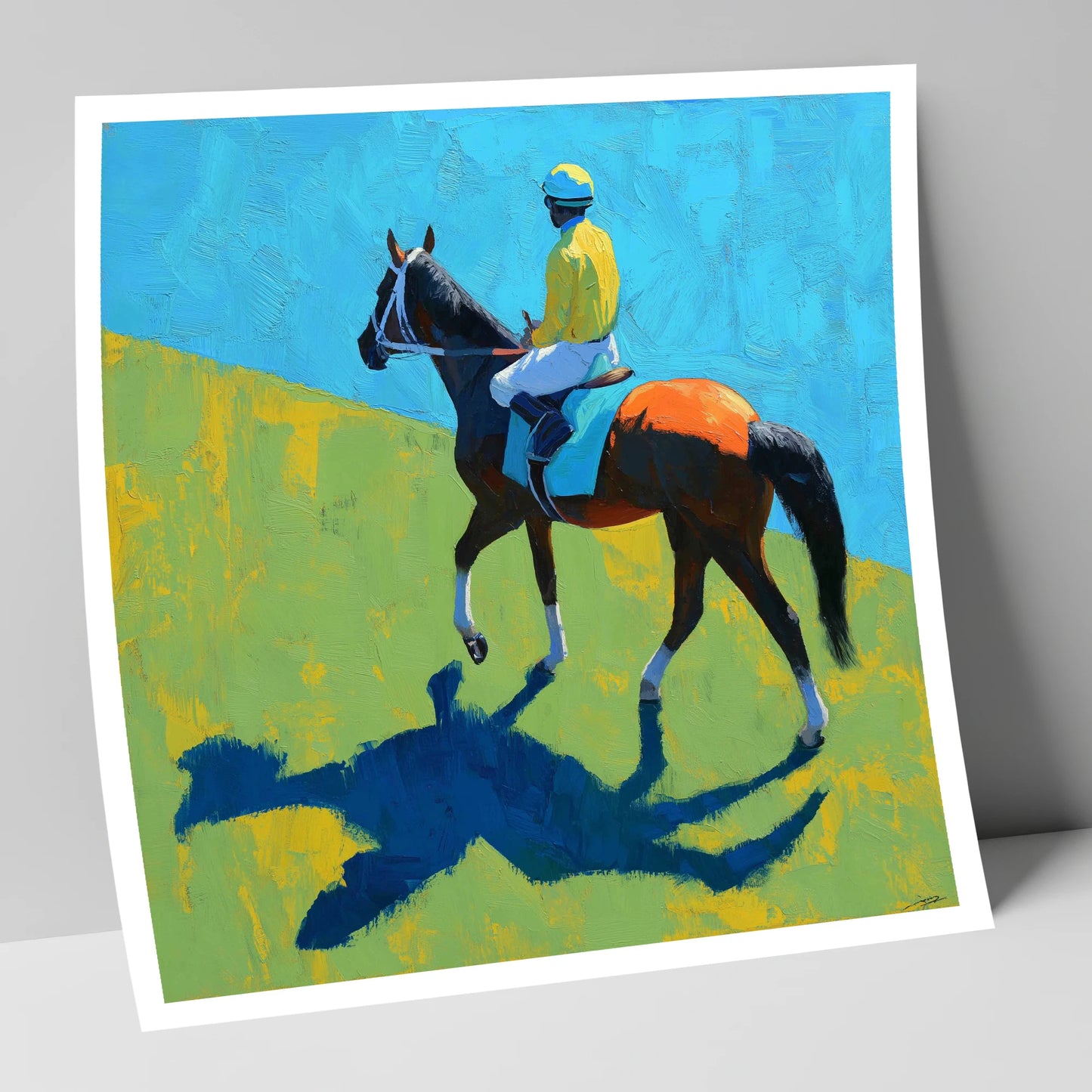 To The Start racing horse art print