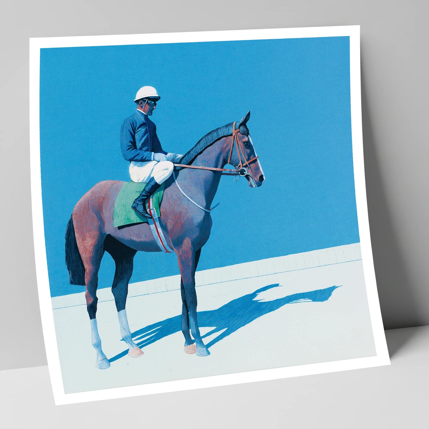 Before the Off racing horse art print