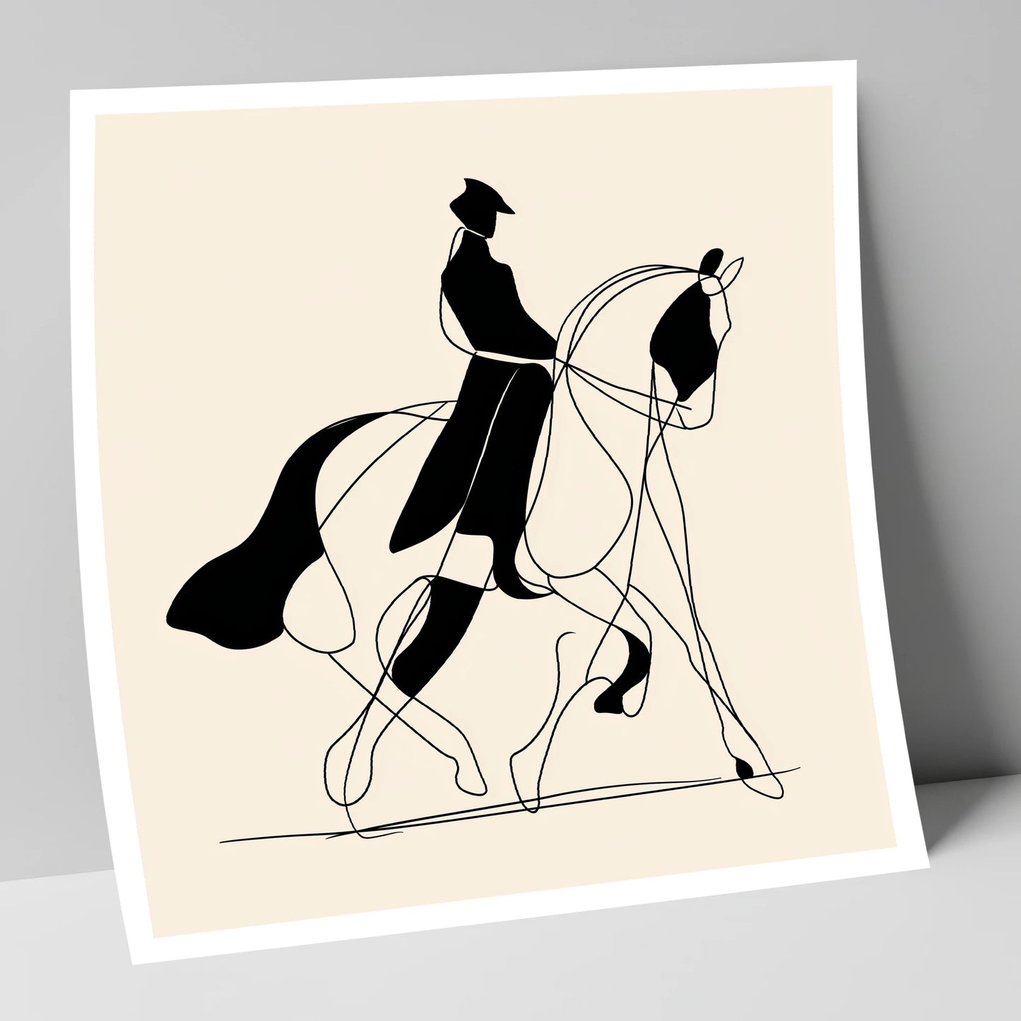 Harmony in Motion dressage horse art print