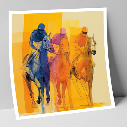 The Colour of Speed racing horse art print