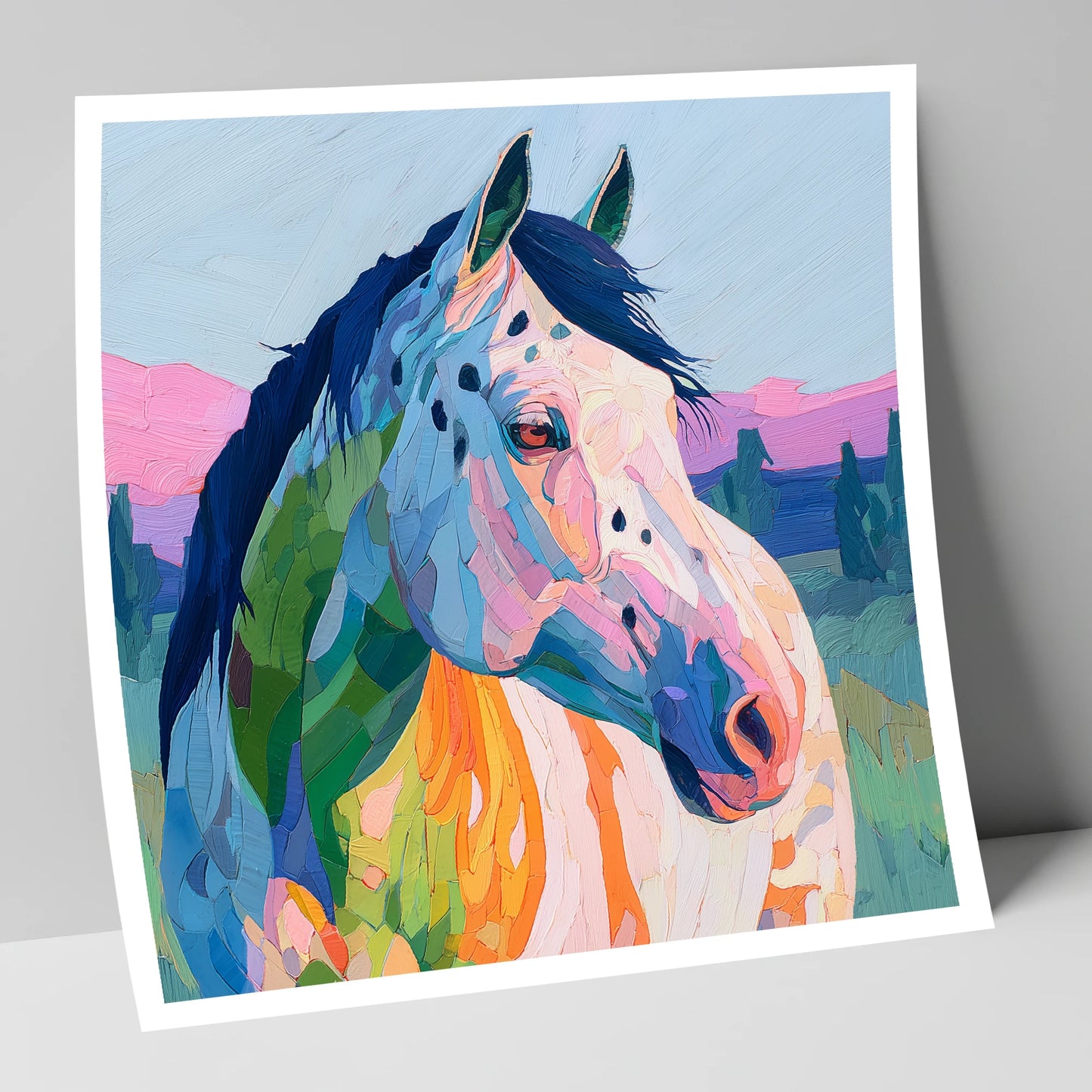 Prismatic Spirit horse breed art print