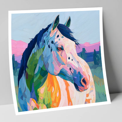 Prismatic Spirit horse breed art print