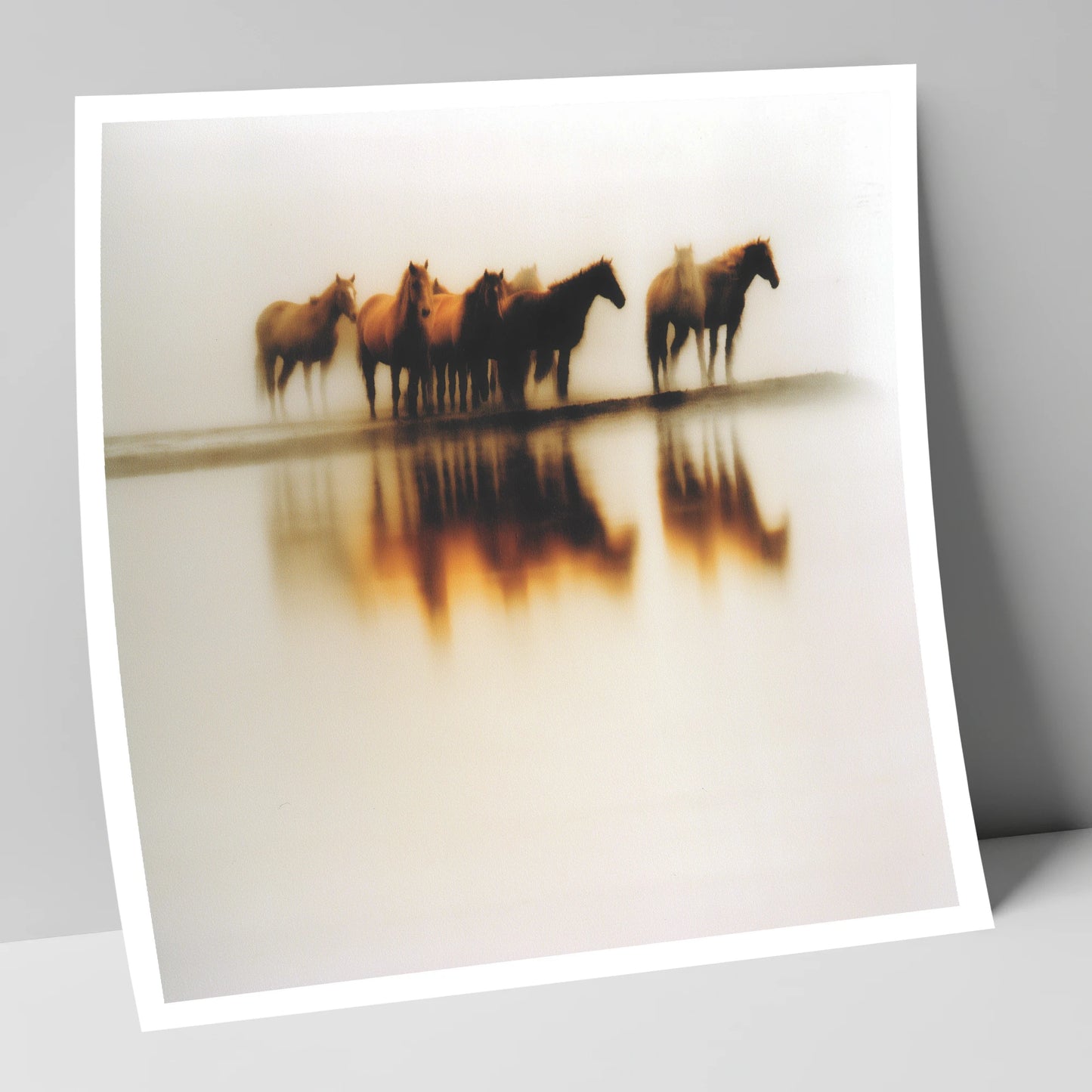 Mirage of the Herd wild horses art print