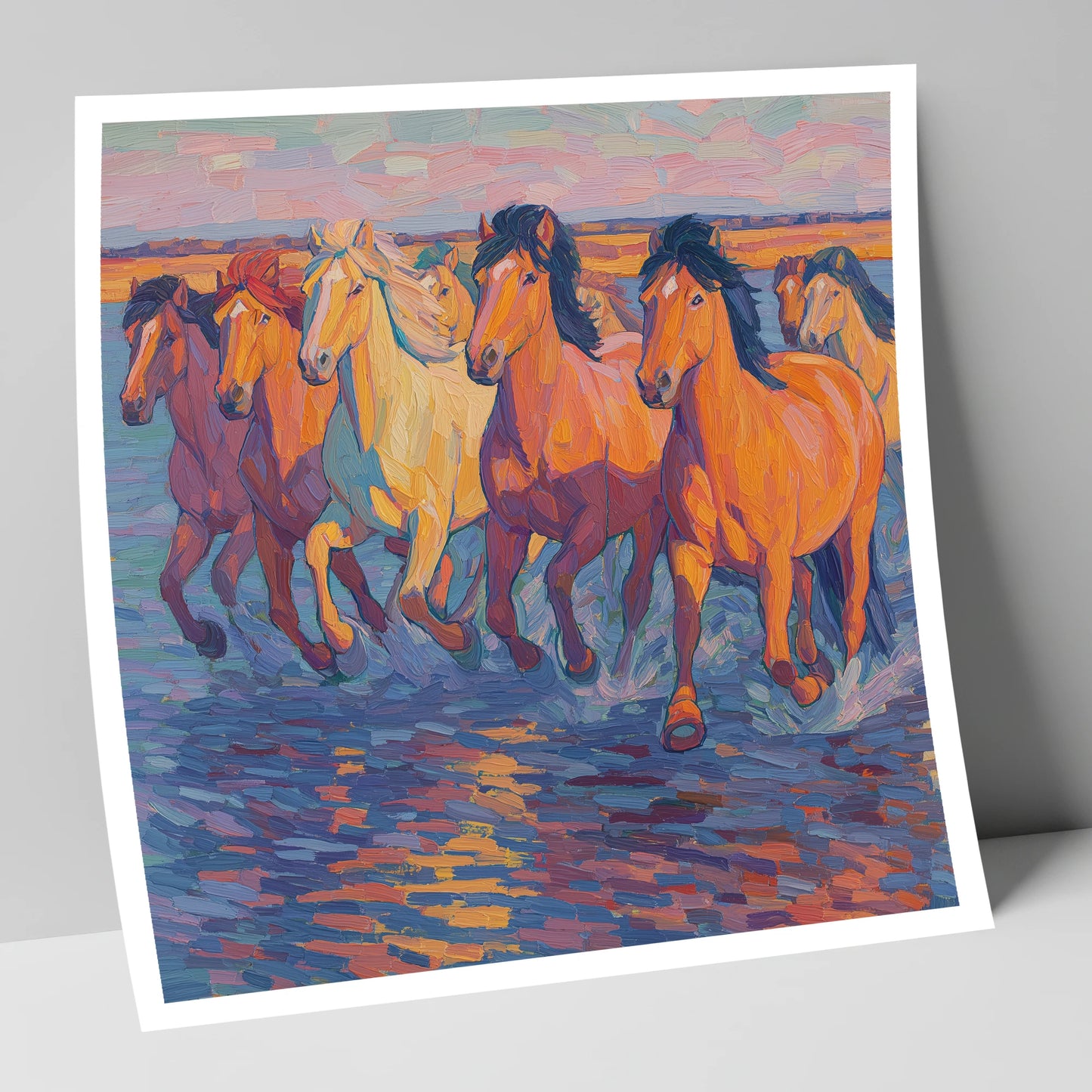 The Painted Tide horse landscape art print