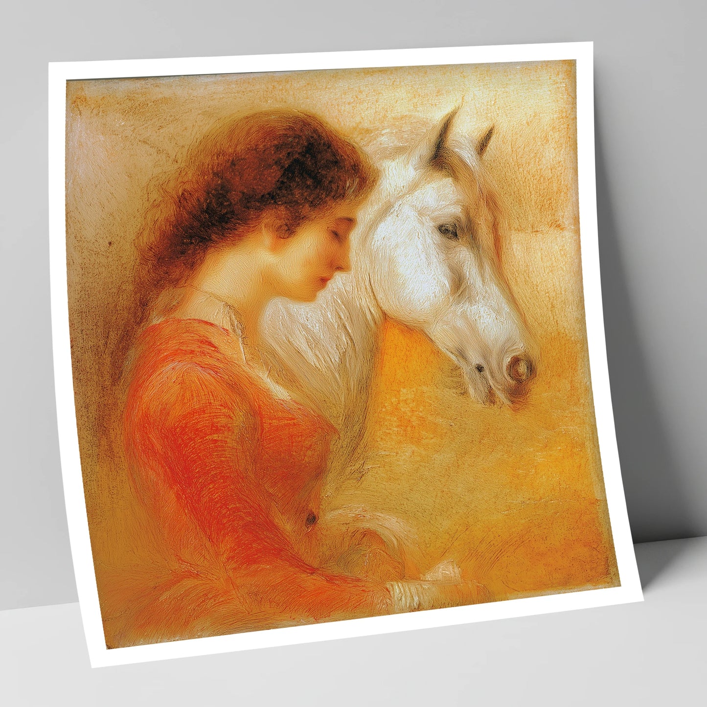 A Quiet Bond horse & rider art print