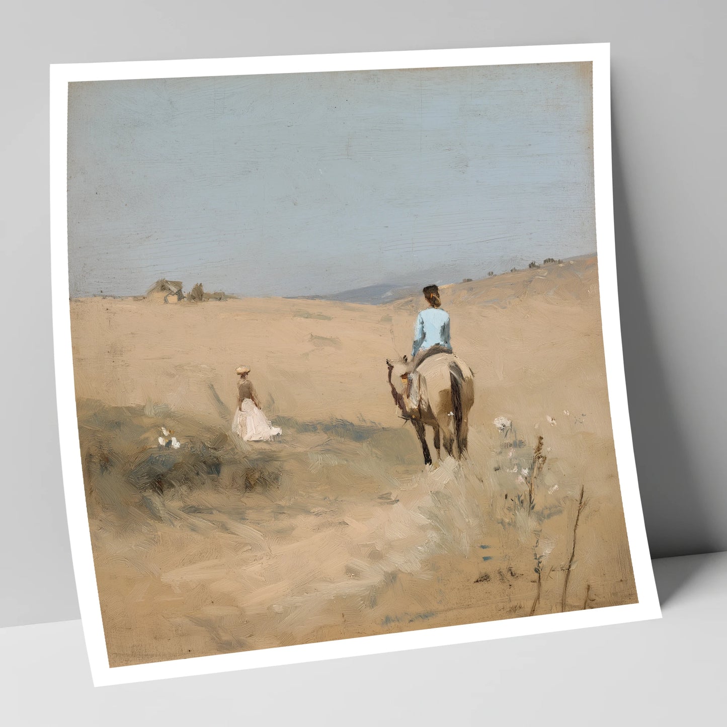 The Summer Hack horse & rider art print
