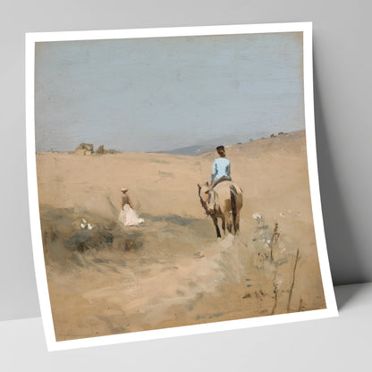 The Summer Hack horse & rider art print