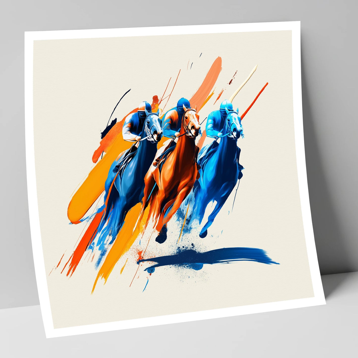 The Final Surge racing horse art print