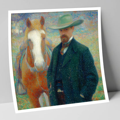 The Western Horseman western horse art print
