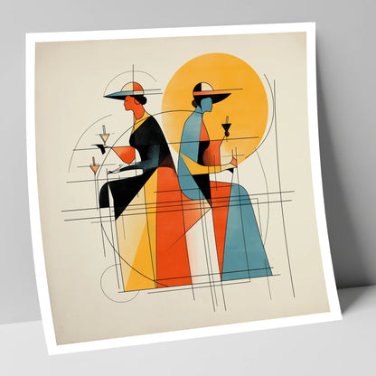Race Day Elegance racing horse art print