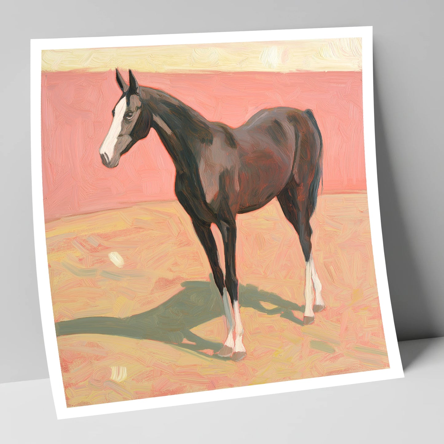 Quiet Grace in Pastel horse breed art print