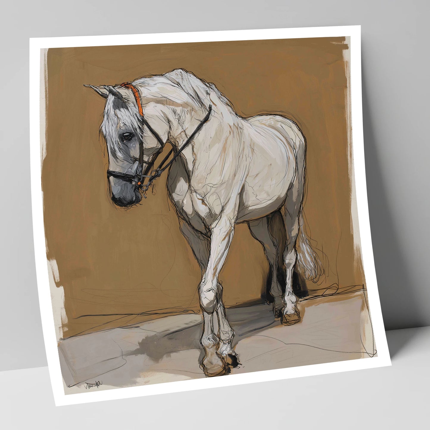Quiet Contemplation horse portrait art print