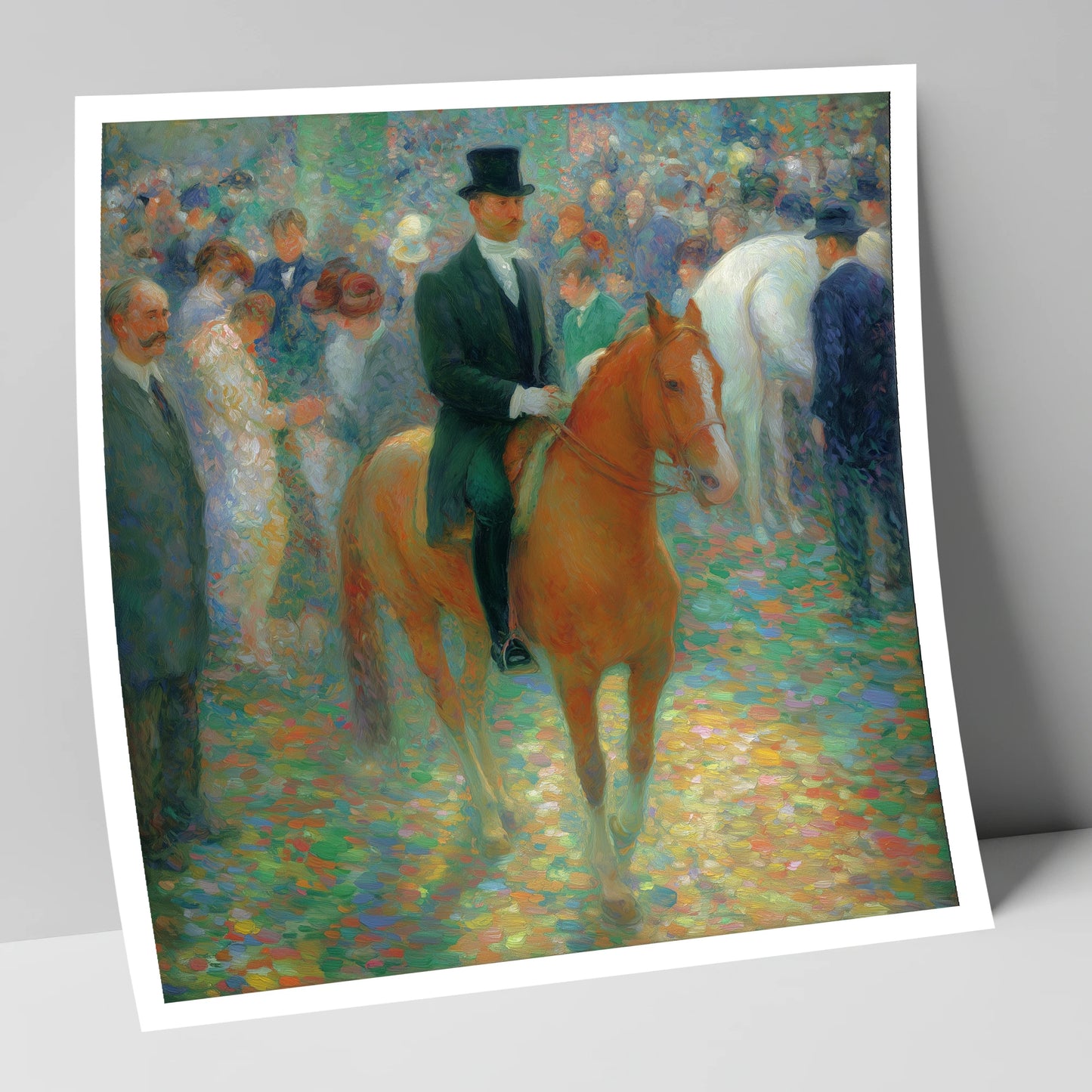 Elegance in the Crowd dressage horse art print