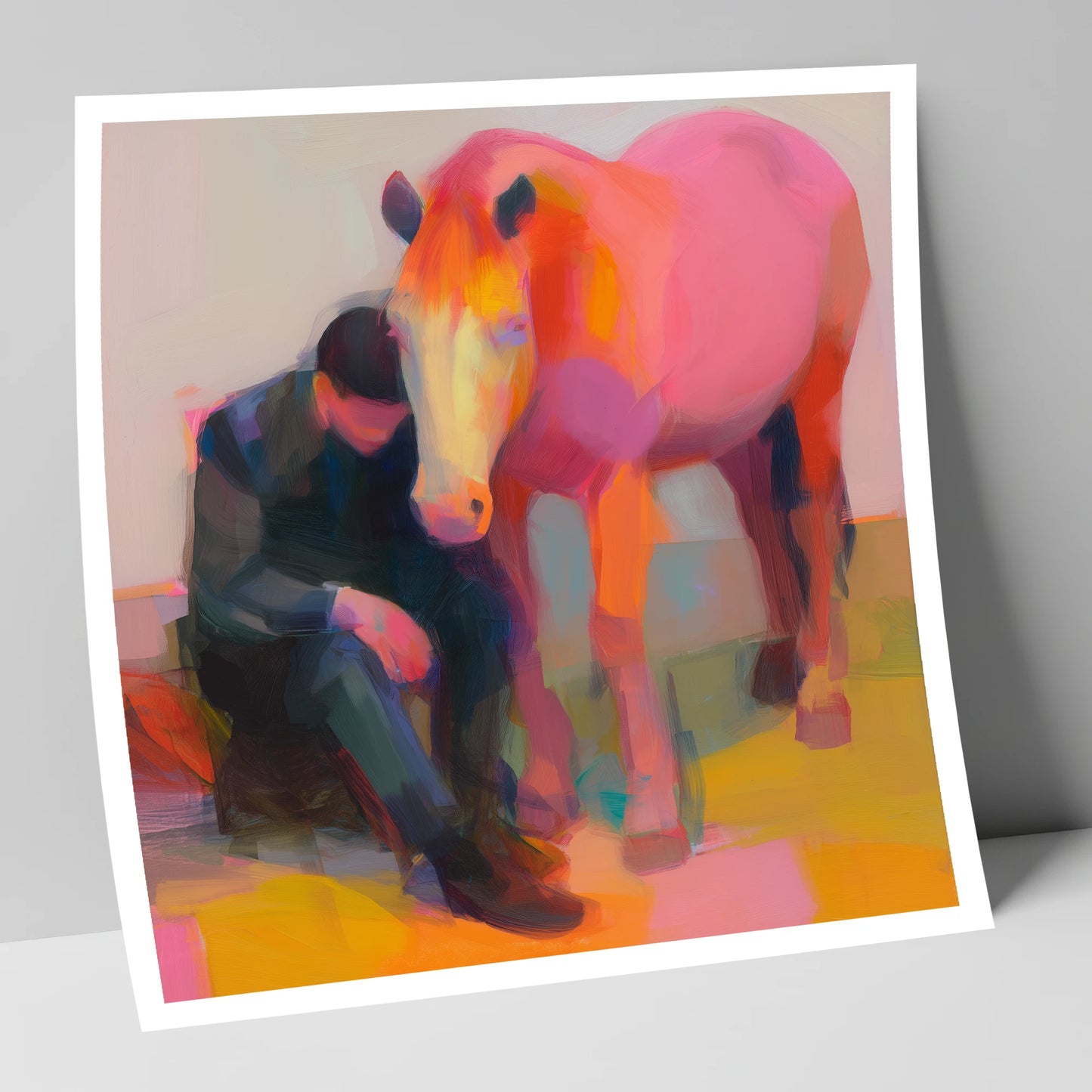 Radiant Solace horse & rider art print