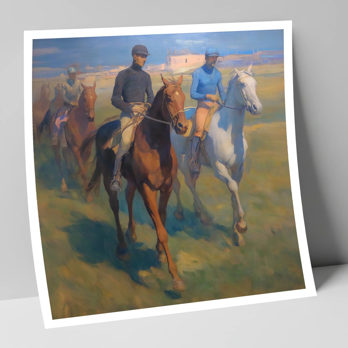 The Dawn String racing horse art print