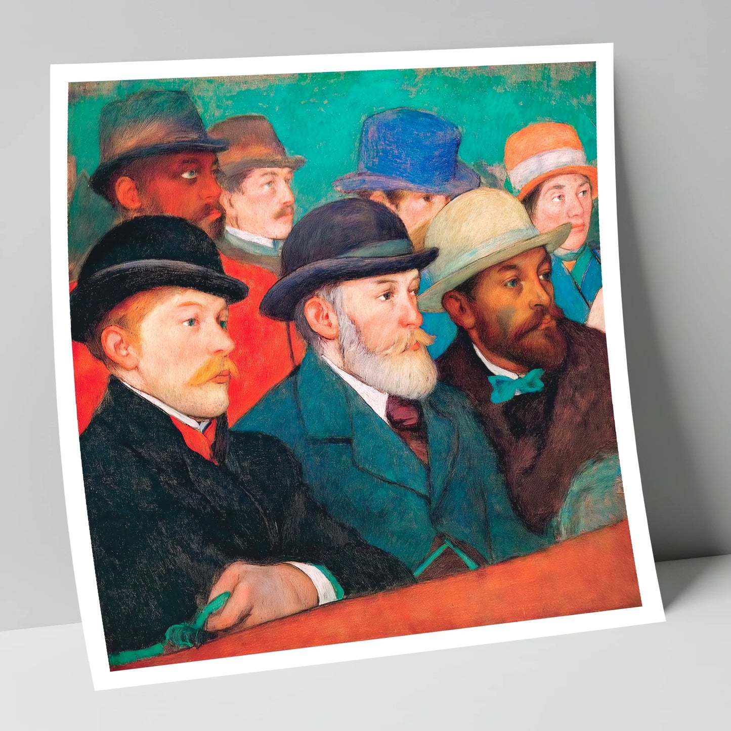 The Racing Crowd racing horse art print