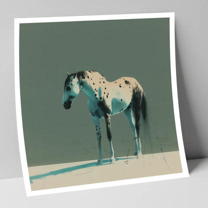 Modern Appaloosa Study horse breed art print
