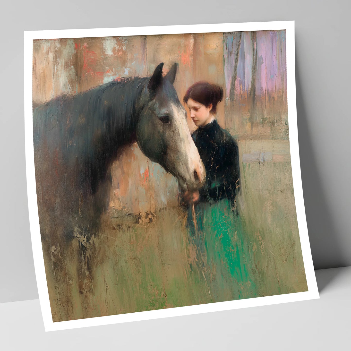 The Silent Bond horse & rider art print