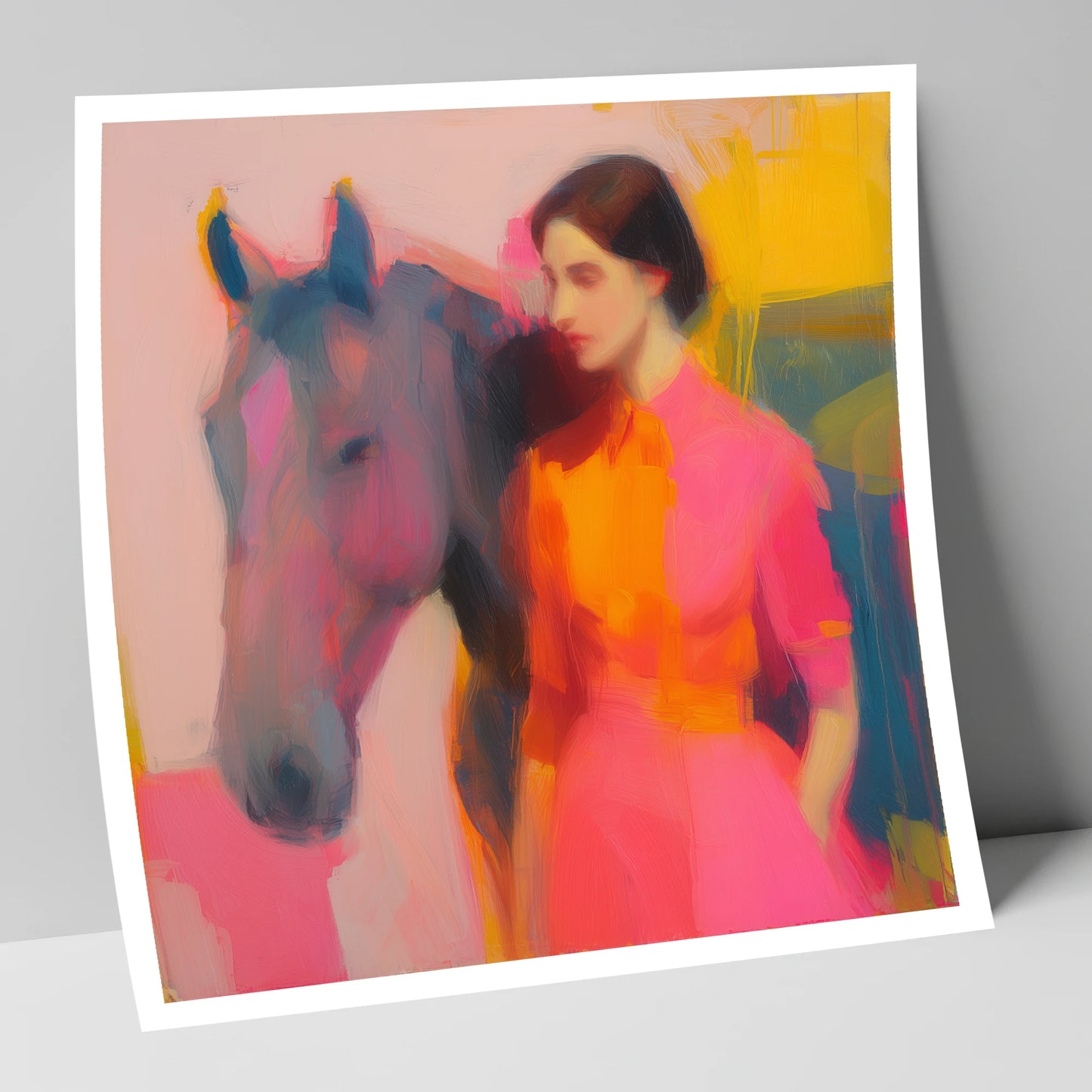 The Vivid Connection horse & rider art print