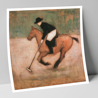 Polo at the Canter polo horse art print