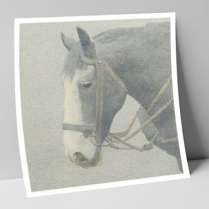 Steadfast Working Profile working horse art print