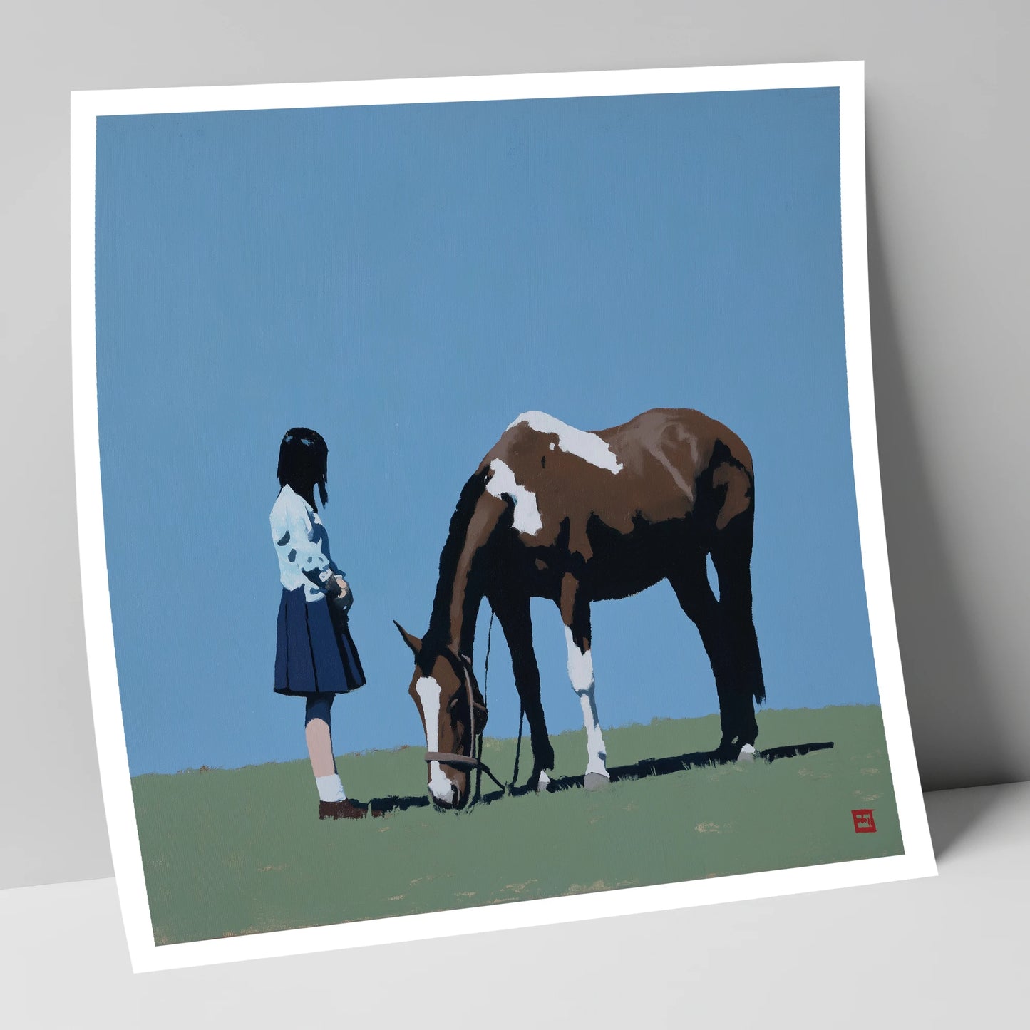 Silent Companionship horse & rider art print