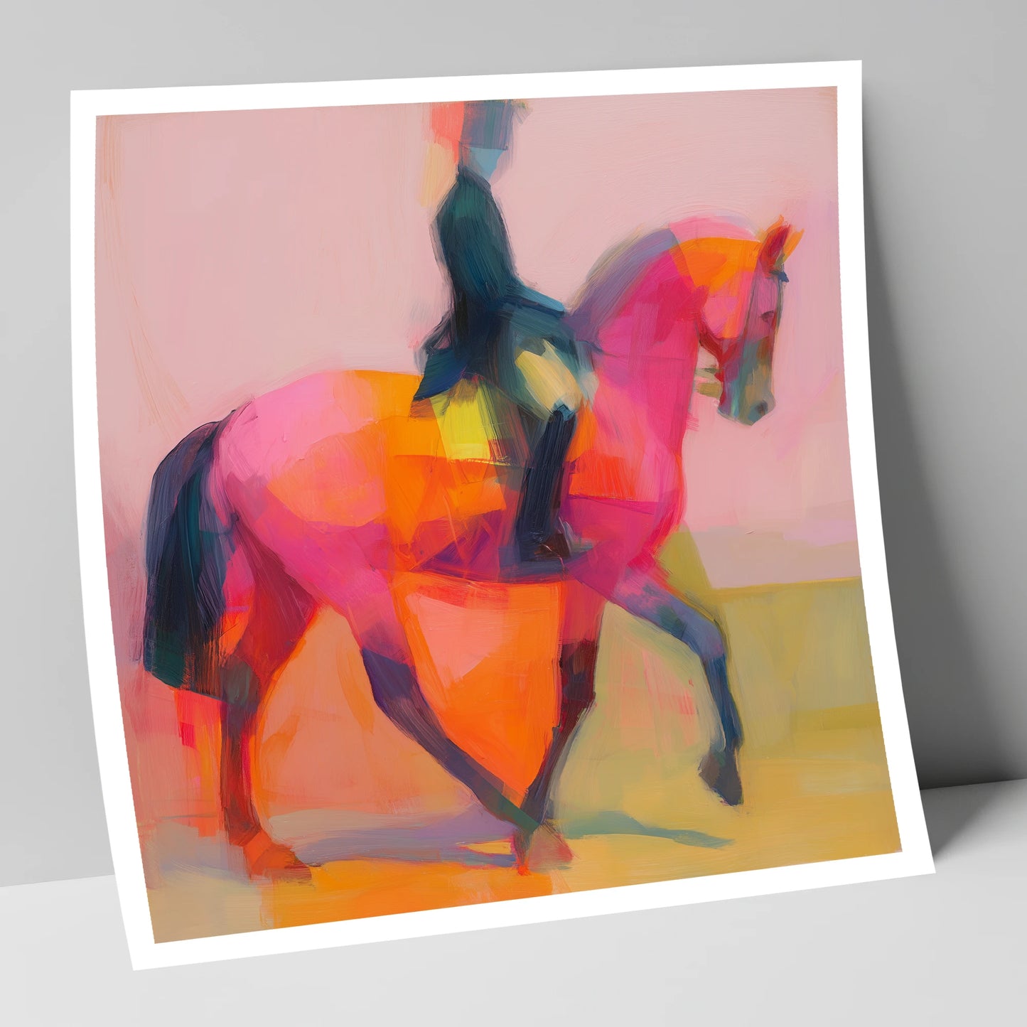 Bold Dressage Rhythm dressage horse art print