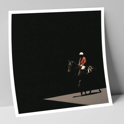 Quiet Before the Roar racing horse art print
