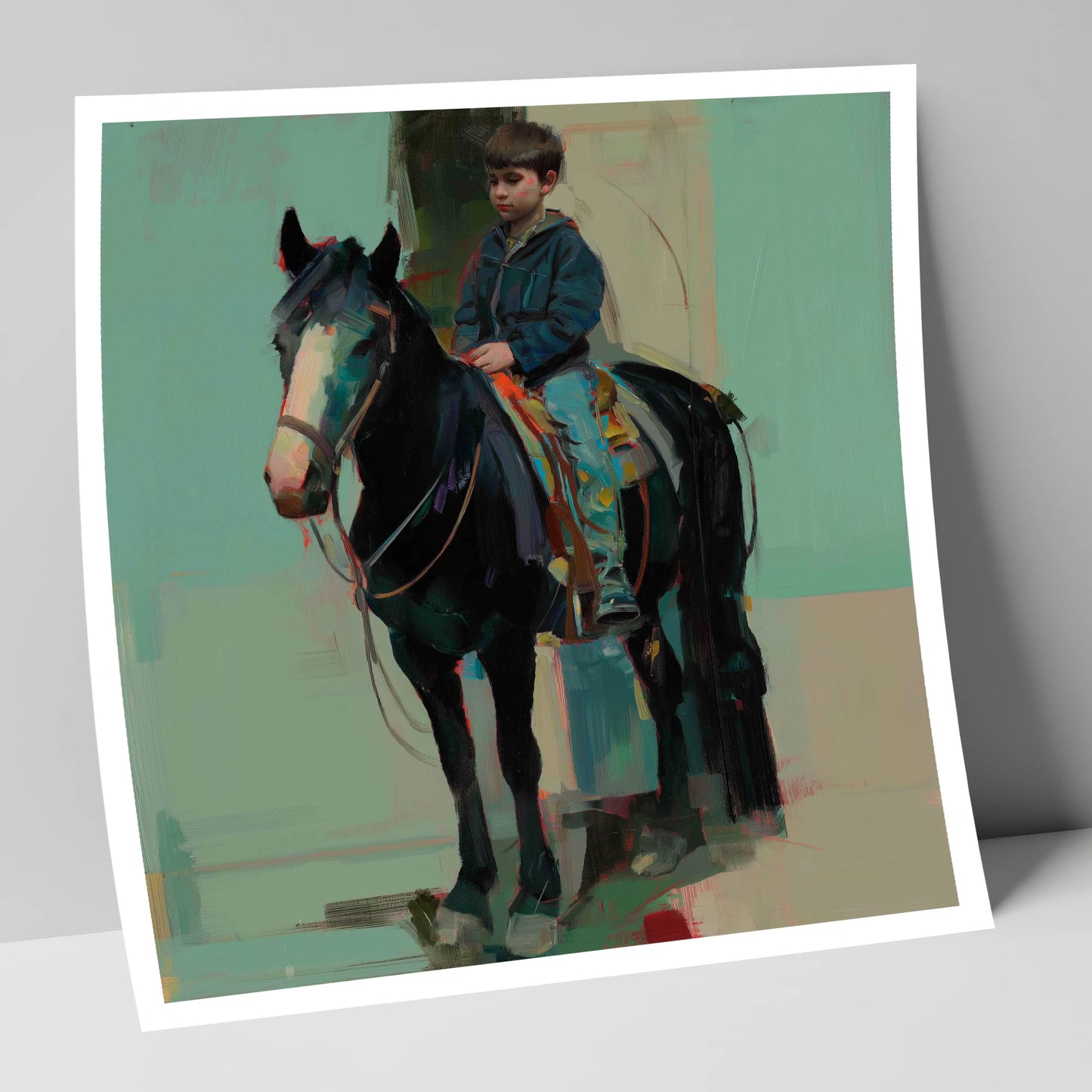 The Quiet Partnership horse & rider art print