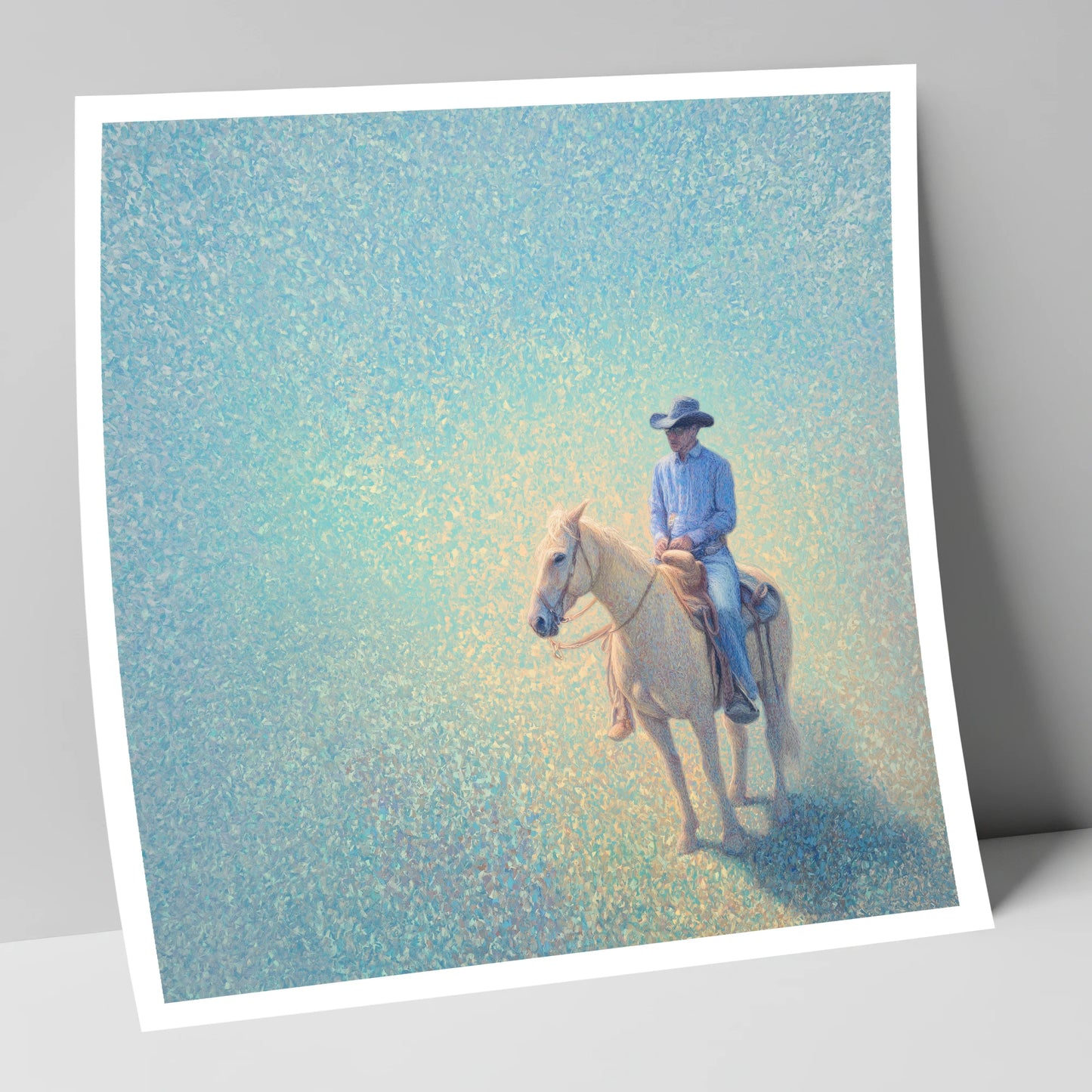 Luminous Solitude western horse art print