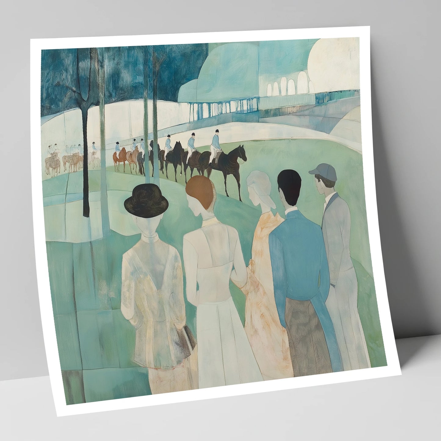 Before the Off racing horse art print