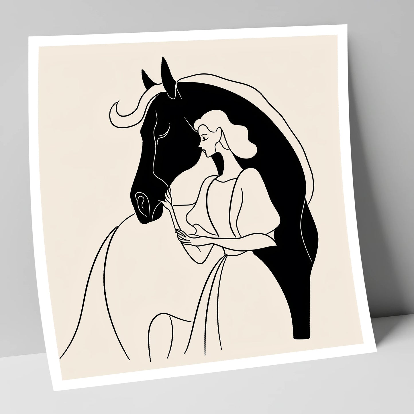 The Unspoken Bond horse & rider art print