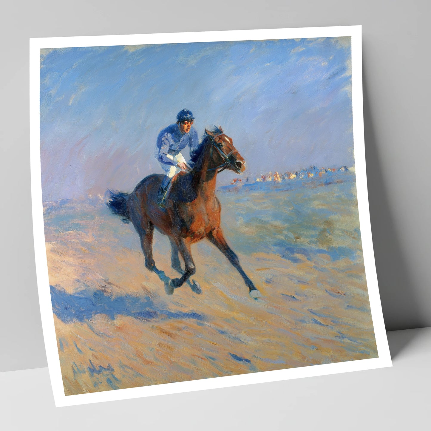 The Morning Gallop racing horse art print