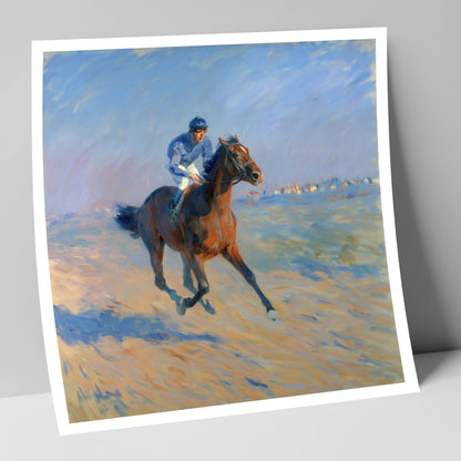The Morning Gallop racing horse art print