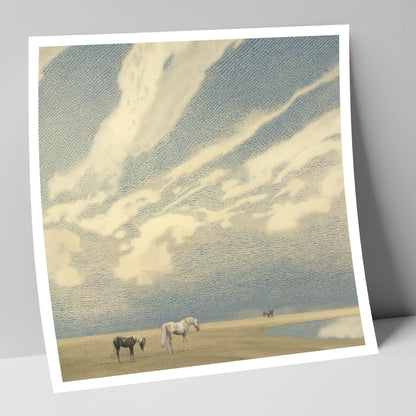 Sweeping Skies horse landscape art print