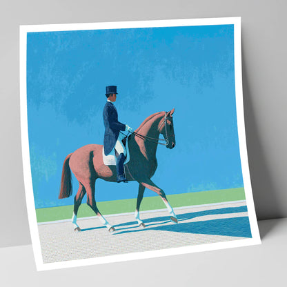 Collected Harmony dressage horse art print