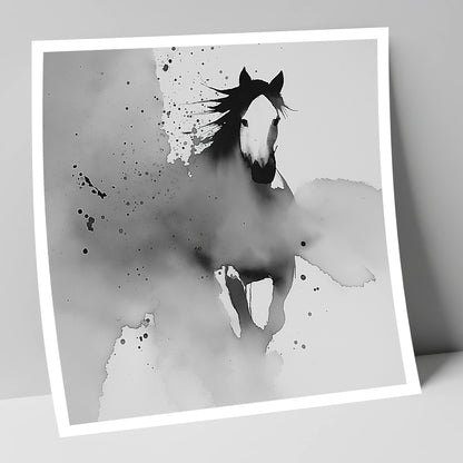 Emerging Spirit horse portrait art print