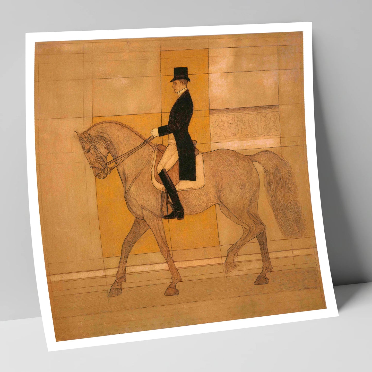 Collected Elegance dressage horse art print