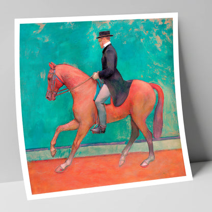 The Emerald Passage dressage horse art print