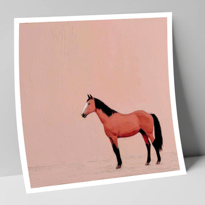 Serene Bay Contender racing horse art print