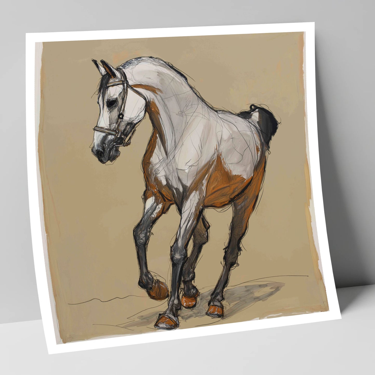 Collected Spirit horse breed art print