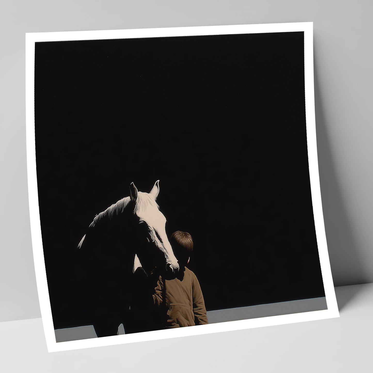 The Silent Bond horse & rider art print