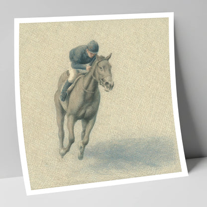 Steady Stride racing horse art print