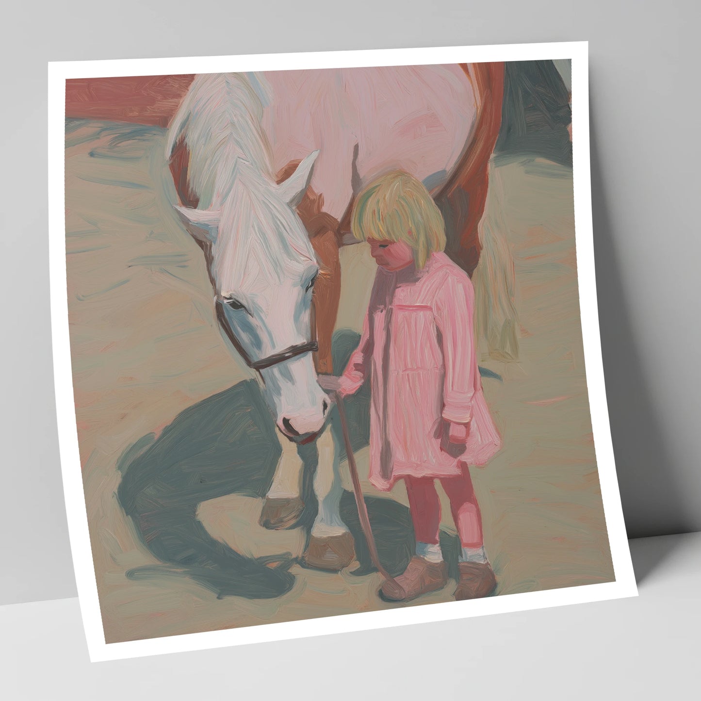 A Quiet Understanding horse & rider art print