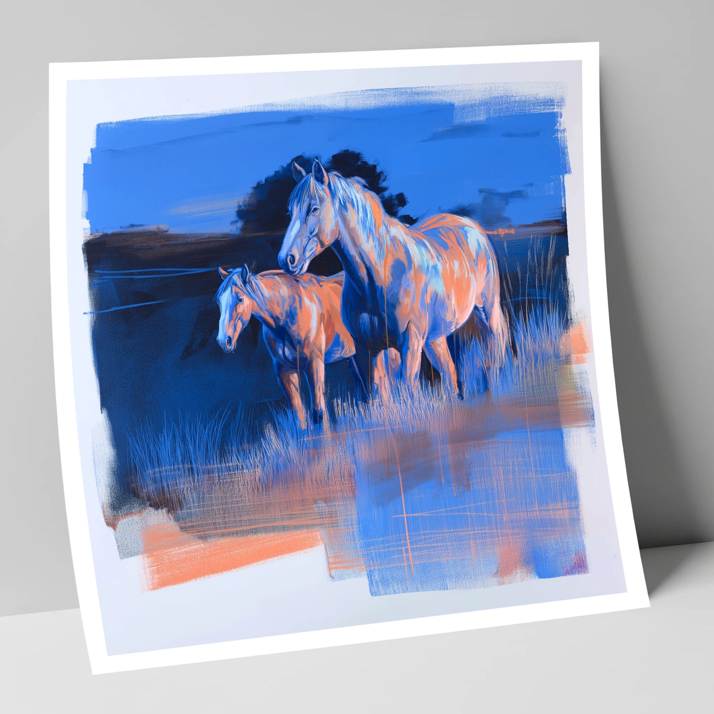 Twilight Companions wild horses art print